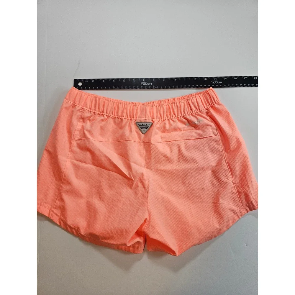 Columbia PFG Womens Shorts Small Orange Performance Fishing Hiking Outdoor - Picture 5 of 5
